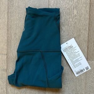 align pockets 25" green jasper size 0 lululemon nwt